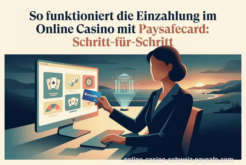 So funktioniert die Einzahlung im Online Casino mit Paysafecard: Schritt-für-Schritt