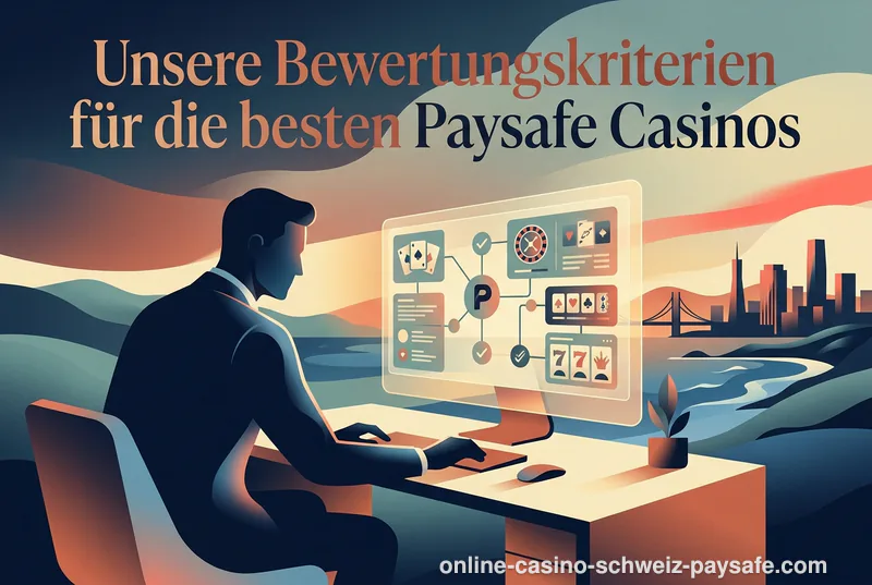 Unsere Bewertungskriterien für die besten Paysafe Casinos